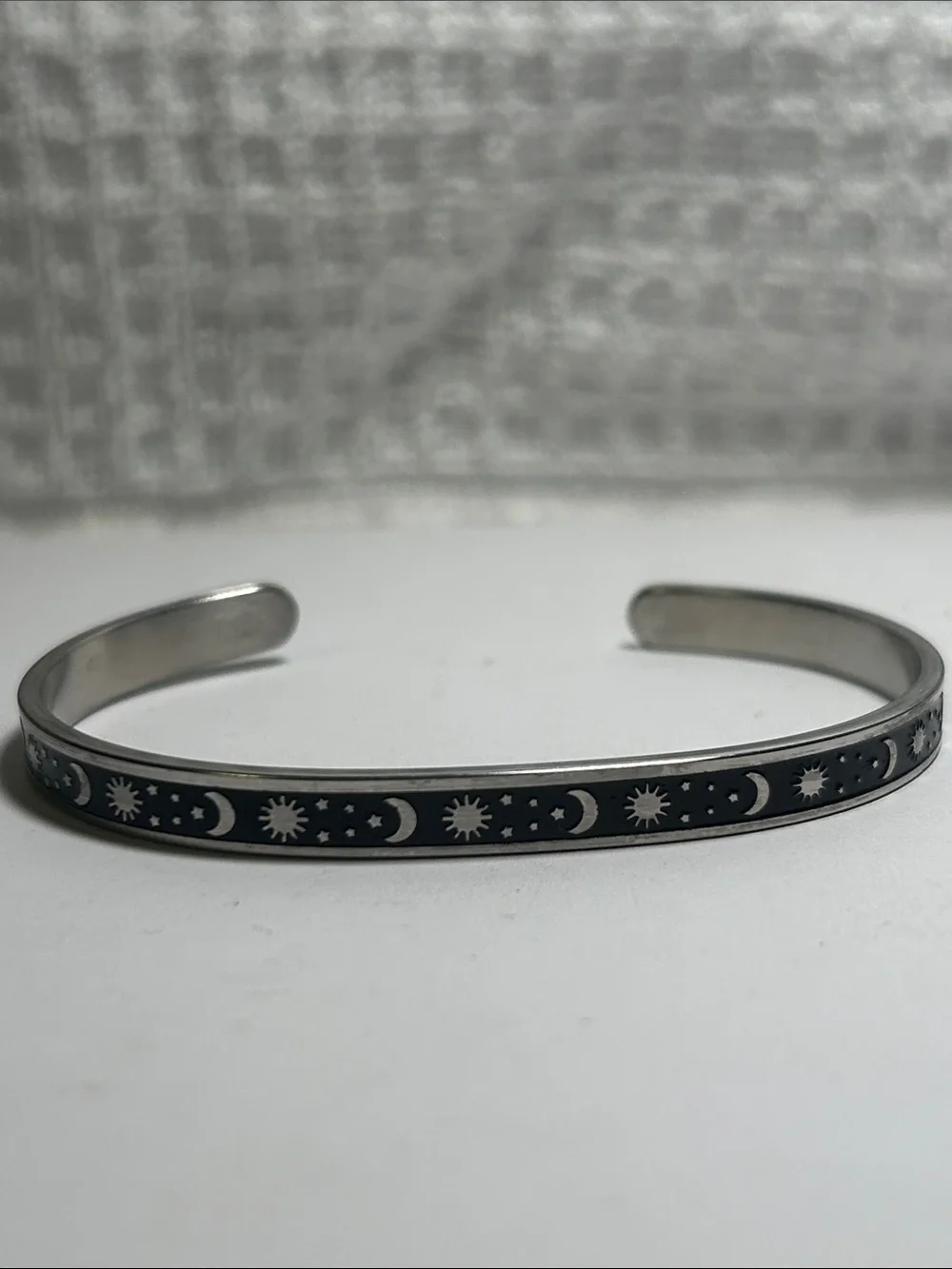 Celestial Unisex Cuff w/Inspirational Saying
